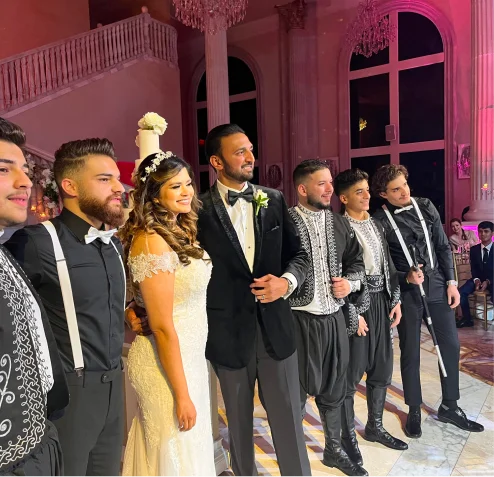 Zaffa wedding party