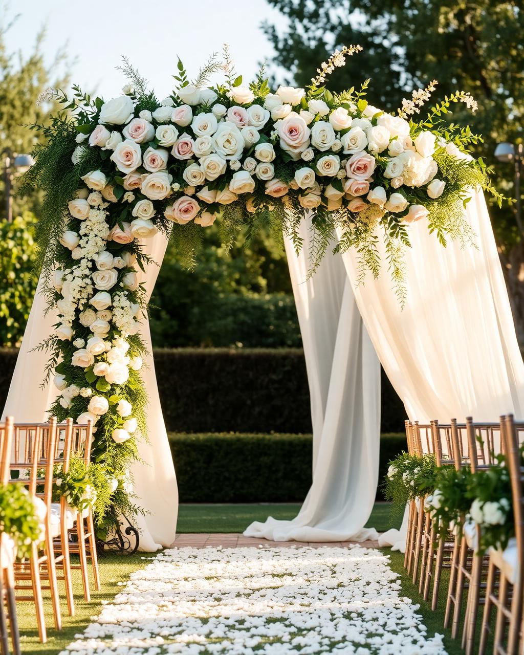 Custom monogram backdrop and lounge vignette